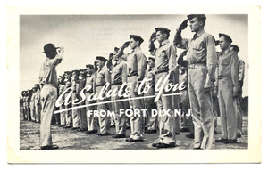“A SALUTE TO YOU” FROM FORT DIX, NJ 1942