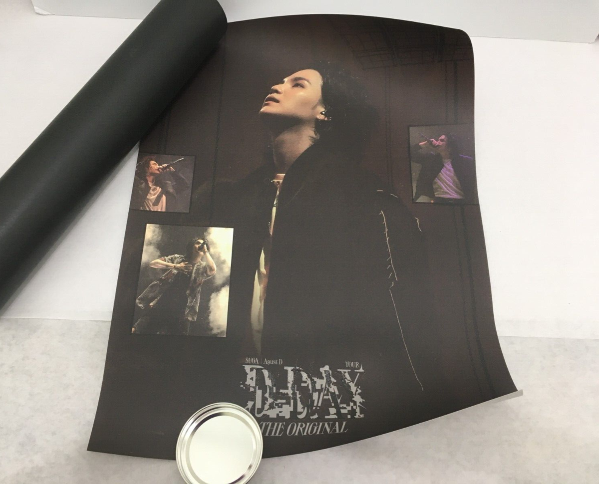 NEW BTS SUGA Agust D D-Day Tour The Original Poster Set - 5 NEW BTS SUGA Agust D D-Day Tour The Original Poster Set - 5