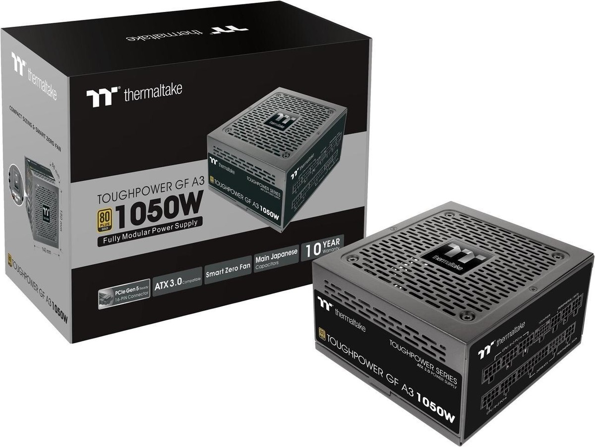 Thermaltake 1050W Toughpower GF A3 ATX 3.0 80+ Gold PS-TPD