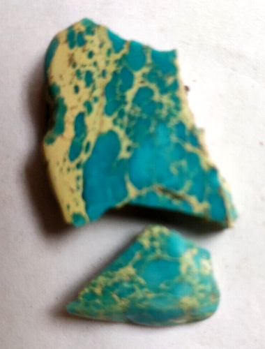 Lotto pietre preziose sfuse AAA+ 44,55 ct. lastra turchese verde naturale non trattate regalo - Foto 2 di 6