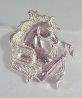 AnhäNger Rampant Horse Aus Silber Mit DazugehöRigem Halsband Luce