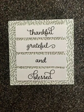 Target Bullseye Playground Fall Box Sign Shadow Box Thankful Grateful Blessed