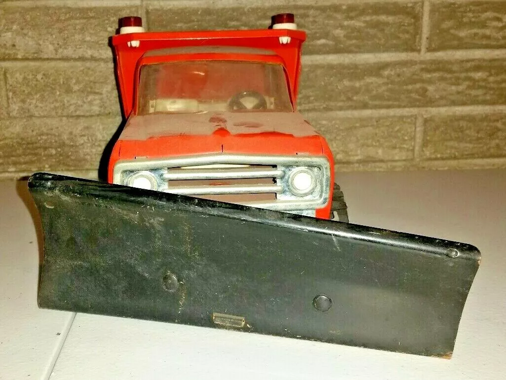 Vintage Tonka Dodge Powerwagon Hi Way Dump Truck w Snow Plow VGC