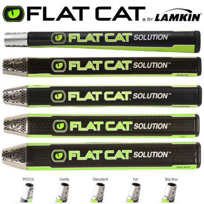 LAMKIN FLAT CAT SOLUTION FLAT1  STEEL TIP TECHNOLOGY PUTTERGRIFFE / ALLE GRÖßEN
