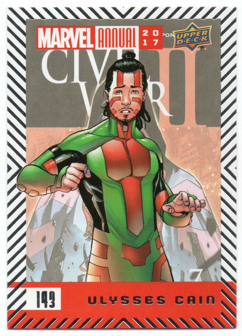 2018 Upper Deck Marvel Annual 2017 Short Print SP 143 Ulysses Cain