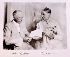 SAMUEL LEEDS ALLEN 1923 New Jersey First Citizens Steel-Plate Engraving Portrait