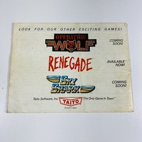 Bubble Bobble NES Nintendo Original Instruction Manual Booklet Only