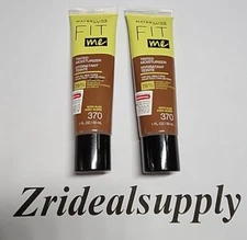 Maybelline Fit Me Foundation Tinted Moisturizer With Aloe 1oz Shade 370pack of 2