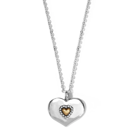 Brighton Love Beyond Words Two-Tone Necklace NWT $68