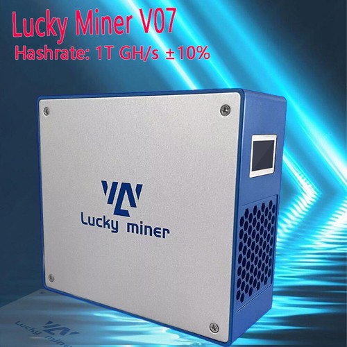 Lucky Miner LV07 1T GH/s Bitcoin Miner WIFI SHA-256 Solo Mining Lotto Device