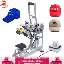 2-in-1 Digital Magnetic Cap Hat Heat Press Transfer Sublimation Machine 12*12cm