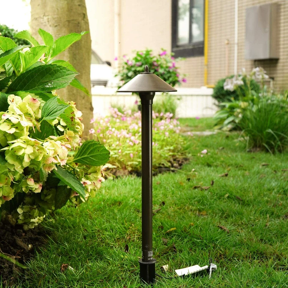 Pathway Light 6 Pack Low Voltage Halogen Outdoor Landscape Lighting Decor - Image 2 of 4