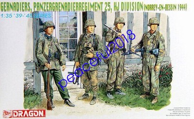Dragon 1:35 Panzergrenadier Regiment 25 HJ Division Norrey 1944 Figure Kit 6110