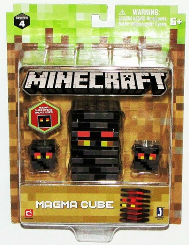 Minecraft Series 4 3 Magma Cube Action Figure Ebay