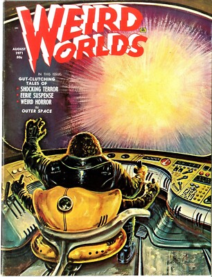 Weird Worlds Magazine  # 4    Vol 2    NEAR MINT-    Aug. 1971    Bruck cover