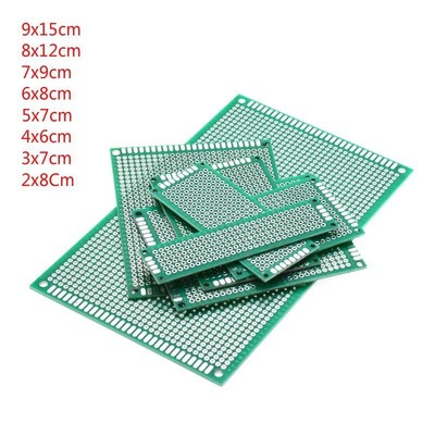 Pcb Prototype Boards Double Sided Circuits 2x8cm 4x6cm 5x7cm 6x8cm 8x12cm 9x15cm