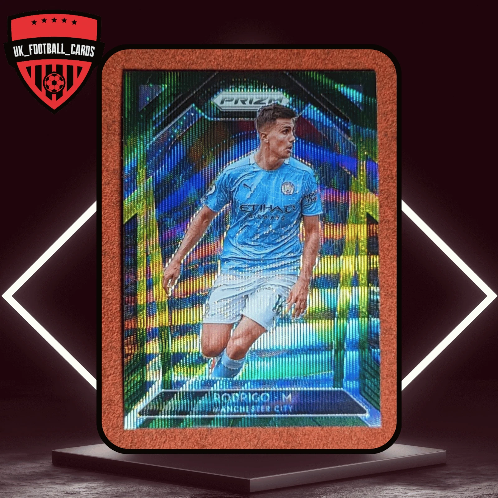 Rodrigo Manchester City Multicolor Prizm Premier League 2020-21 #98
