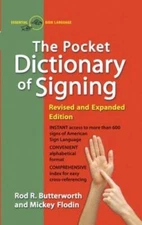 The Pocket Dictionary Of Signing - Paperback By Butterworth, Rod R. - GOOD