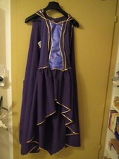 Wilbers Karneval Kleid mit Umhang (nicht abnehmbar) lila Gr 34 Fasching Karneval