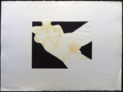 Guillaume Azoulay ''Noir Et Blanc'' etching  paper Hand Signed  nude Make an Offer