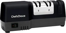 Chef’sChoice 250 Hybrid Knife Sharpeners uses Diamond Abrasives and Combines