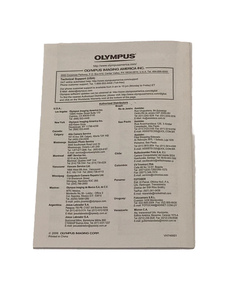 Olympus Stylus 740 750 manual de instrucciones solo 79 páginas Foto 2 de 2