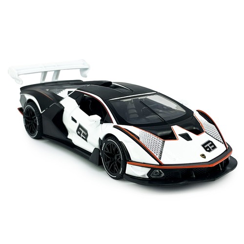 1:32 Lamborghini Essenza SCV12 coche modelo diecast juguete para niño niño blanco - Imagen 8 de 12