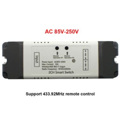 EWelink WiFi Smart Garage Door Opener 433mhz RF Remote Control Switch Receiver 