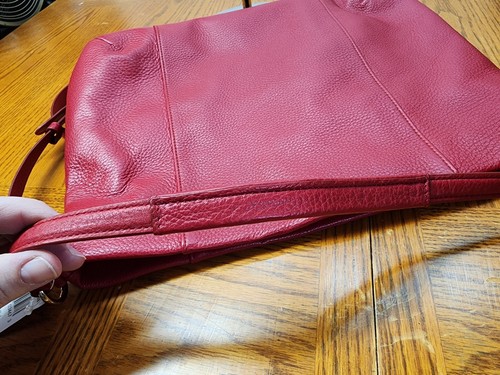 Borsa a tracolla Coach F35809 Isabella donna classica pelle rossa nuova con etichette ($350) - Foto 8 di 12