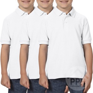 polos blancos para niños