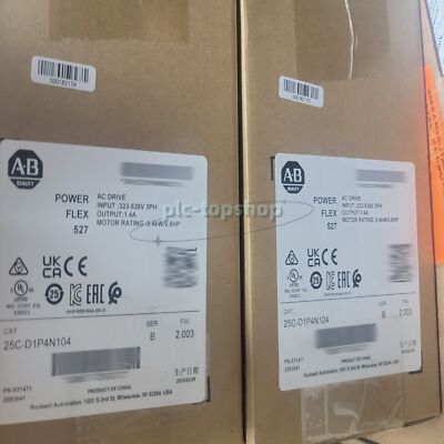 AB 25C-D1P4N104 2021 527 AC Drive 480V 1.4A 0.5HP New