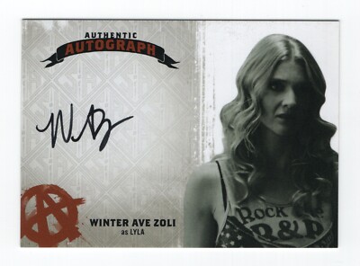 Sons of Anarchy seasons 4 & 5 autograph card WZ Winter Ave Zoli as Lyla