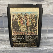 The Beatles 8 Track Tape SGT PEPPERS LONELY HEARTS CLUB BAND Vintage