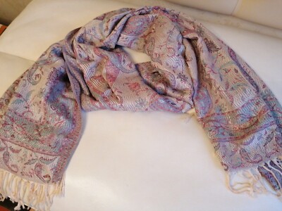 PASHMINA SHAL 175×70 NEU! Hoher NP! 