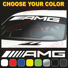 AMG Mercedes Benz Windshield Vinyl Decal Window Vehicle Sticker Banner