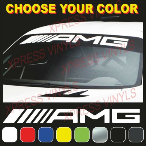 AMG Mercedes Benz Windshield Vinyl Decal Window Vehicle Sticker - Afbeelding 1 van 9