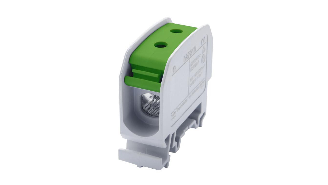 Threaded rail connector 35mm2 Al/Cu STB 35 (87210) SIMBLOCK green 8101100 /T2UK