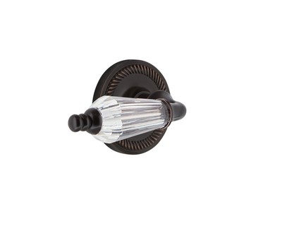 Nostalgic Warehouse Rope Rosette with Parlor Lever, Privacy - 2.75'', Timeless...