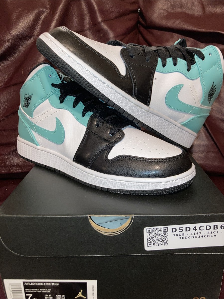 Air Jordan 1 Mid Tropical Twist Igloo Size 7y / 8.5W | eBay