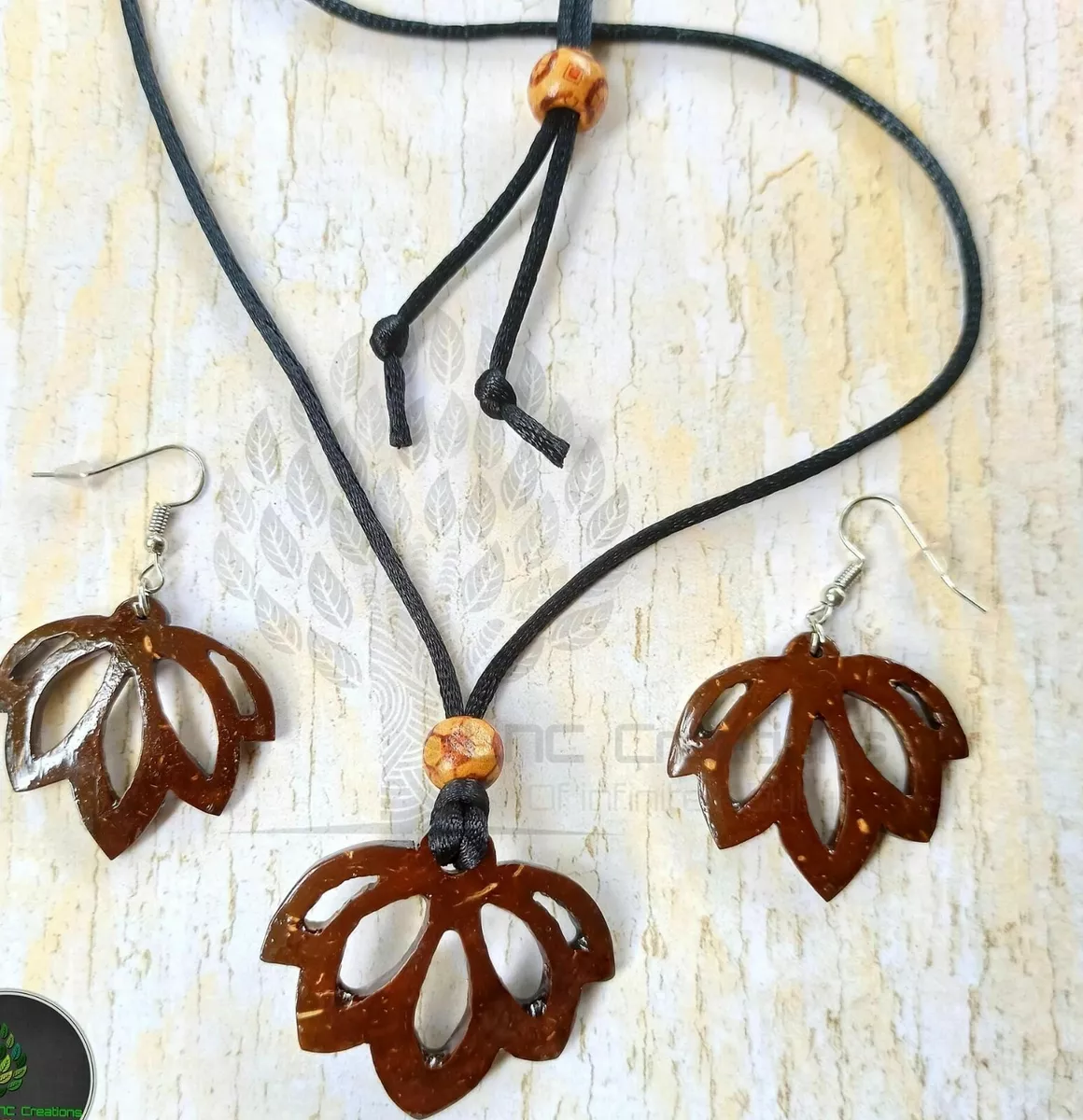 Buy Coconut shell earrings-Handmade-Eco friendly gifts Online in India