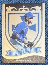2021 Panini Chronicles Crusade Baseball Base Set #6 Javier Baez Chicago Cubs