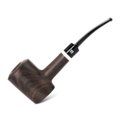 Wooden Poker Pipe 9mm Tobacco Pipe Acrylic Bent Stem Table Pipe 10 Smoking Tools
