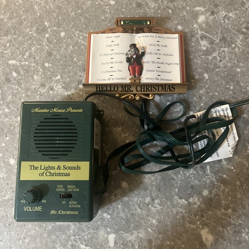 Hello Mr Christmas Maestro Mouse Presents The Lights And Sounds Of