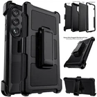 Heavy Duty Phone Case Cover / Belt Clip For Samsung Galaxy S24 Ultra S24 FE/Plus