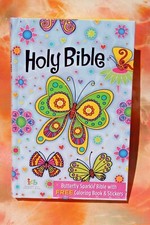 International Children's Holy Bible with Coloring Book  Stickers, 1995 HC NEW
