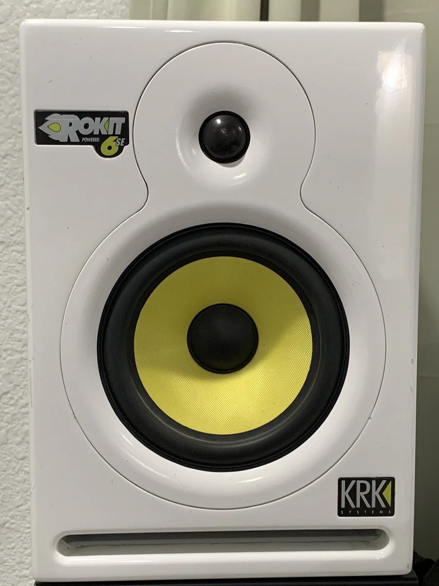 ❌For Parts Or Repair 1 KRK Rokit 6SE White Monitor Speaker Not Working | eBay