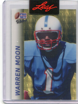 2024 Leaf Pro Set Metal Retro Gold Super Prismatic Proof Warren Moon 1/1