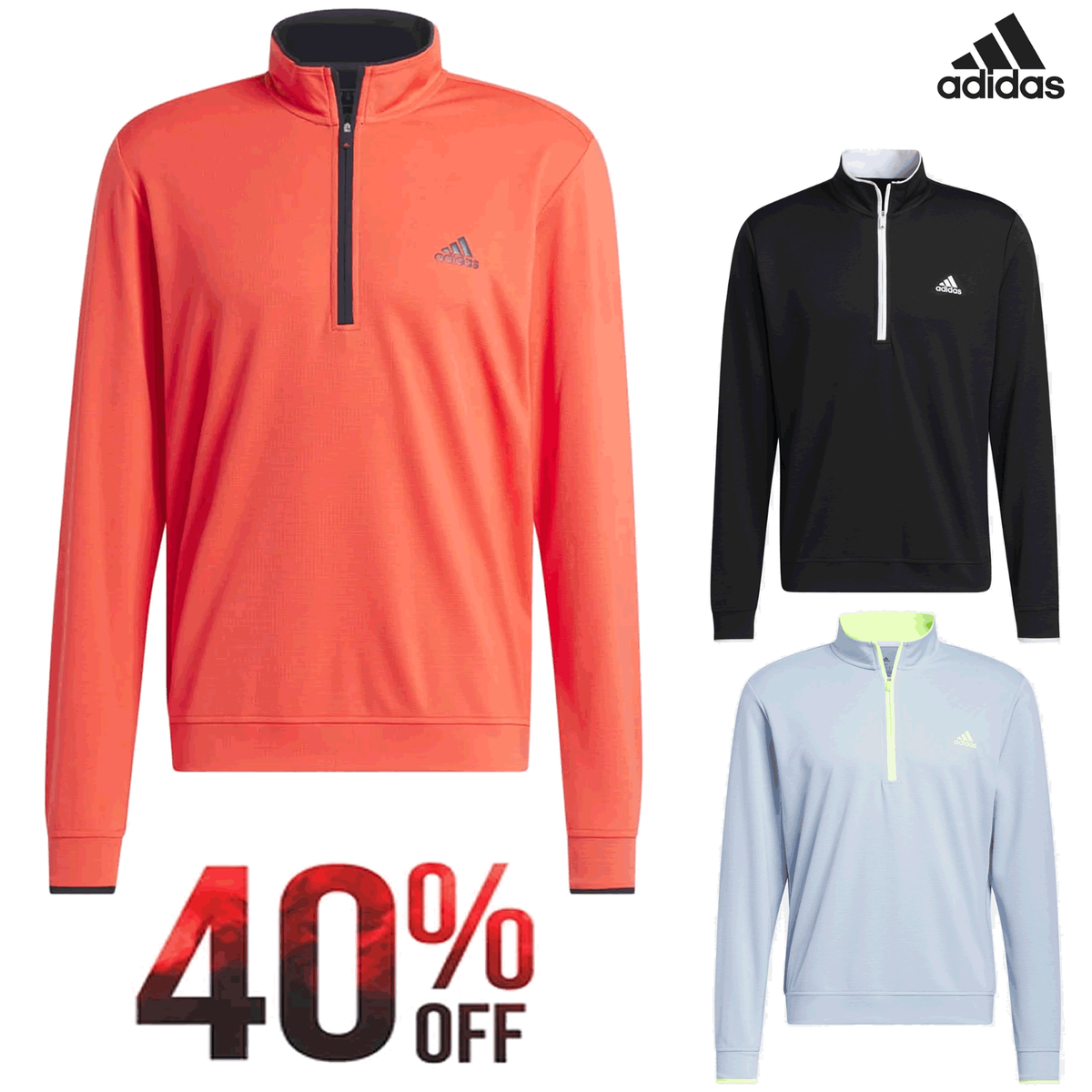 adidas golf zip top