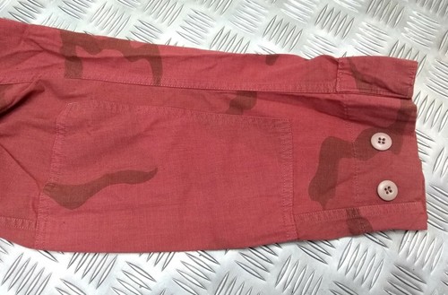 Giacca Camo Vintage Leggera Rip Stop U.S. Military Over Dyed Media-Regolare - Foto 7 di 10