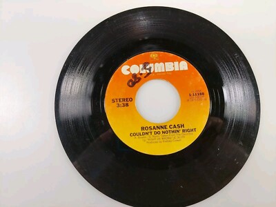 Roseanne Cash Seeings Believing Couldn't Do Nothing Right 45 Vinyl